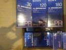 Lot de 33 Cassettes VHS SONY Entre 50H et 150H d'Enregistrement Magnétoscope !  Sony