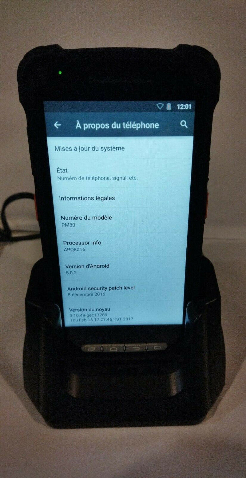 🔥 Point Mobile PM80 Android 5.0.2 + PM80SSC - Réf. PM80G7M0387E0C 📱  IT And Office   