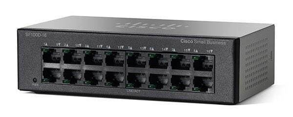 🔥 Switch Cisco SF100D-16P 16 Ports 10/100 PoE - Testé OK + Alim ⚡️  Cisco   