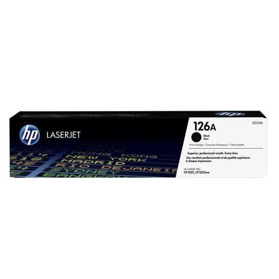 Toner HP 126A CE310A Original Neuf Noir 1200 Pages Pour HP CP1025 CP1025nw  HP   