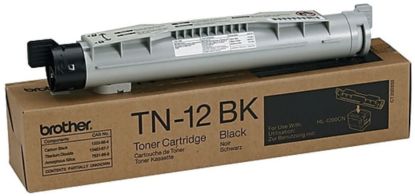 Toner Brother TN-12 BK CT200353 Original Neuf Noir 9000 Pages Pour HL-4200CN  Brother   