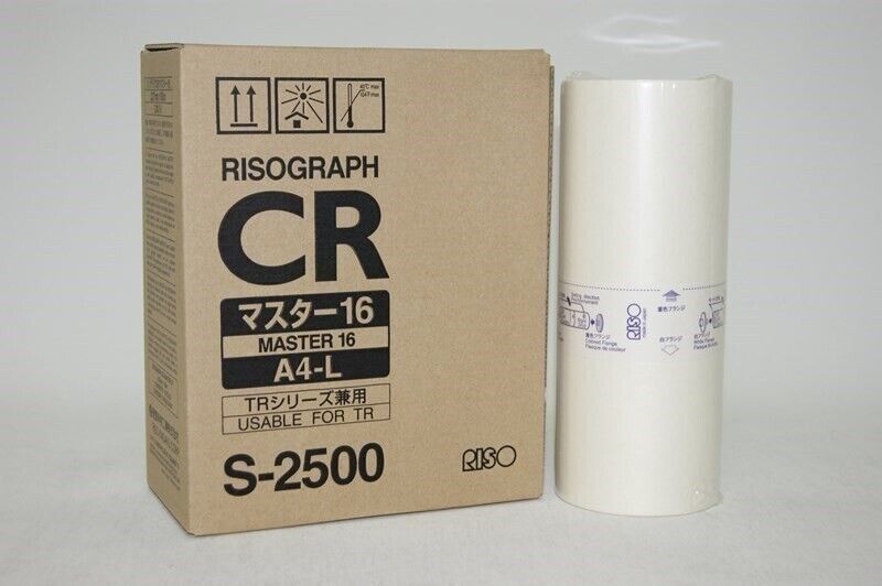 Boite De 2 Master Riso S-2500 Master 16 A4-L Original Neuf 2 x 400 Pages Riso