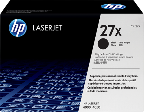 Toner HP C4127X 27X Original Neuf Noir 10 000 Pages Pour HP LASERJET 4000 / 4050  HP   