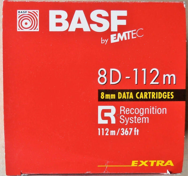 Lot De 4 BASF by EMTEC - 8d - 112 m - 8 mm data cartouches - 4 pièces  BASF   