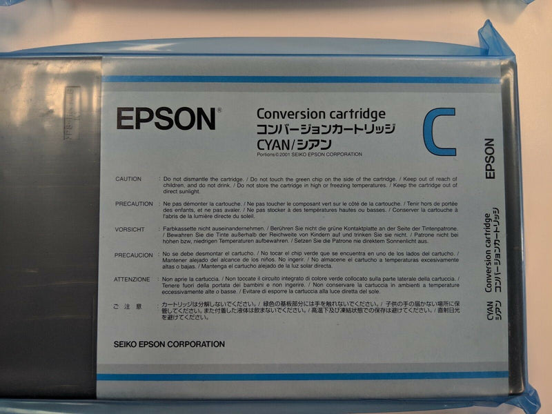 LOT DE 3 EPSON CONVERSION CARTRIDGE, CYAN, MAGENTA, YELLOW  EPSON   