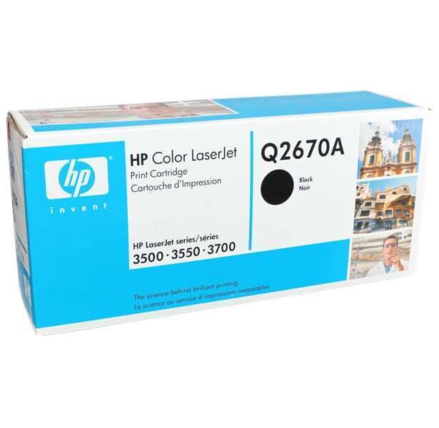 Toner HP Q2670A Original Neuf Noir 6000 Pages Pour HP LaserJet 3500 3550 3700  HP   