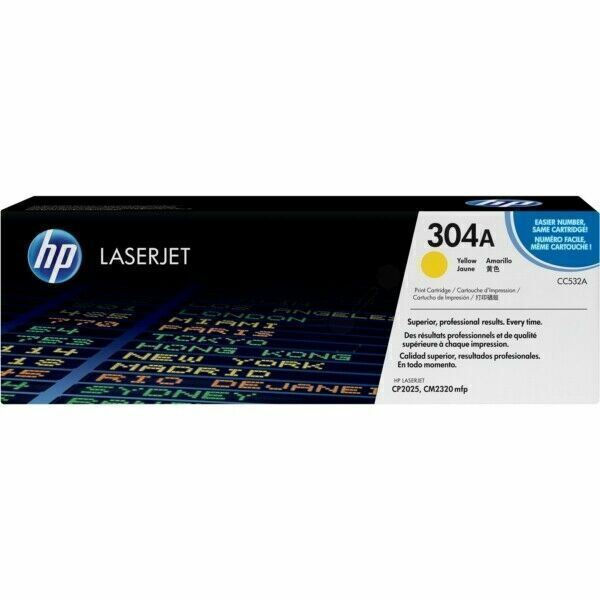 Toner HP 304A / C532A Original Neuf Jaune 2800 Pages  HP   