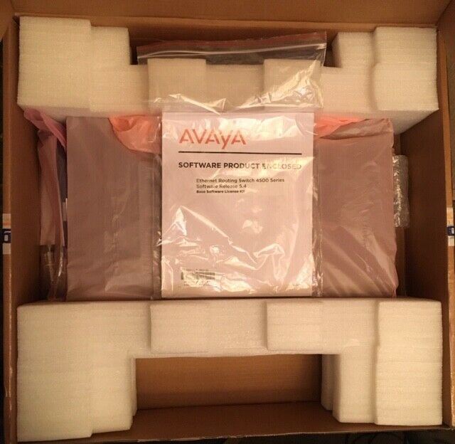 🌟 Commutateur Avaya 4524GT-PWR - NEUF - Switch Ethernet PoE Gigabit 🌐 AVAYA