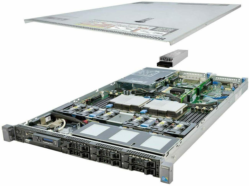 🖥️ SERVEUR DELL POWEREDGE R610 XEON QUAD CORE 8GO RAM 4X146GO SAS RACK 1U 🔧 Dell