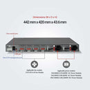 🔁 Commutateur Huawei S6730-S24X6Q Occasion- 24x10GE + 6x40GE - Double PSU 🔁 Huawei