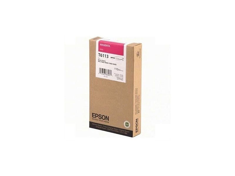 Toner EPSON T6123 / C13T612300 Original Neuf Magenta 220ml Epson Stylus Pro 7400 Epson