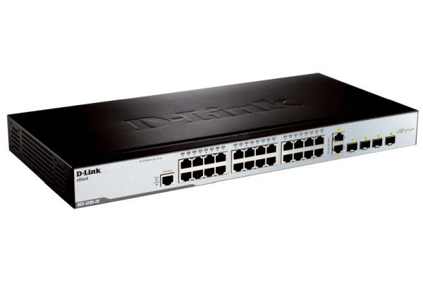 🔌 Switch D-Link xStack DES-3200-28P Managé L2 24 Ports PoE+ Gigabit 🌐 D-Link