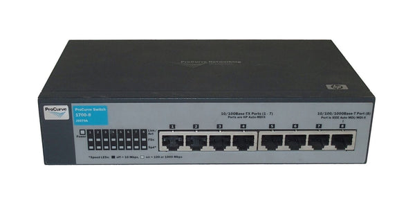Commutateur HP ProCurve 1700-8 J9079A - Connectivité Simplifiée 8 Ports  HP   