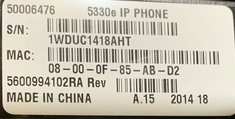 Mitel 5330e IP Phone - Ecran LCD, Communication Professionnelle de Haute Qualité  MITEL   